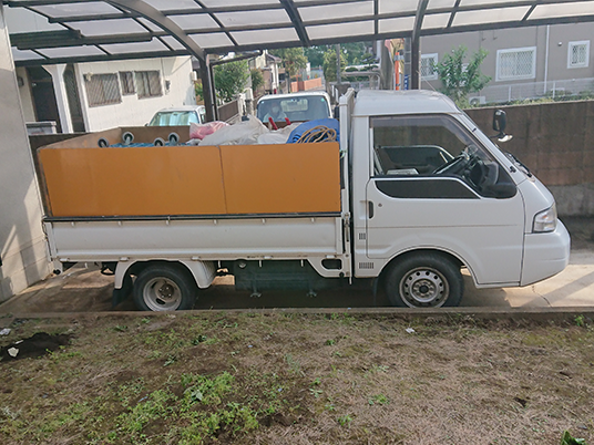 1台（850kg）に積めるイメージ