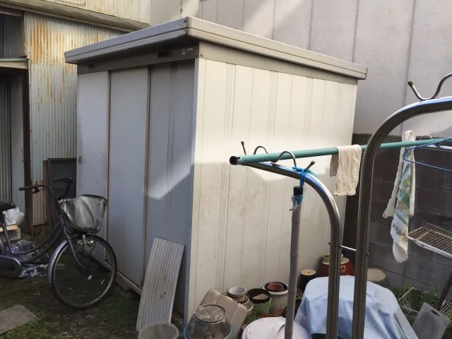 物置小屋の解体