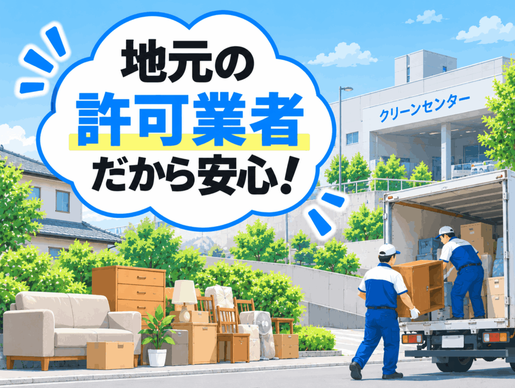 地元の許可業者だから安心